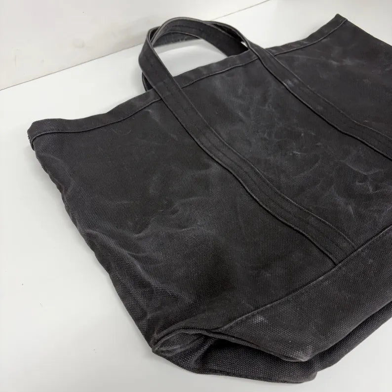 Washed Canvas Oversized Casual Shoulder Shopper Tote Bag